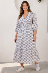 Jyoti Organic Cotton Dress | Jasmine Neutral