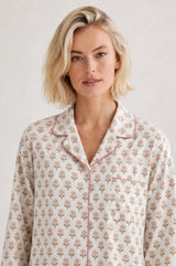 Pyjama Set | Sunflower White/Coral