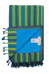Classic Kikoy | Blue/Lime/Turquoise