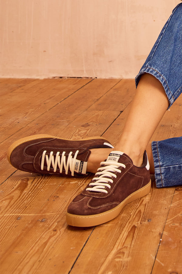 VICTORIA Berlin Ciclista Trainers | Chocolate