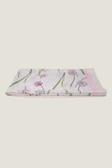 RHS Printed Silk Scarf 100cm x 100cm | Cream/Pink
