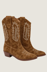 Camilla Cowboy Boots | Tan