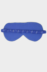 Eye Mask | Willow Leaf Blue/White