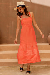 Marielle Cotton Dobby Dress | Grenadine