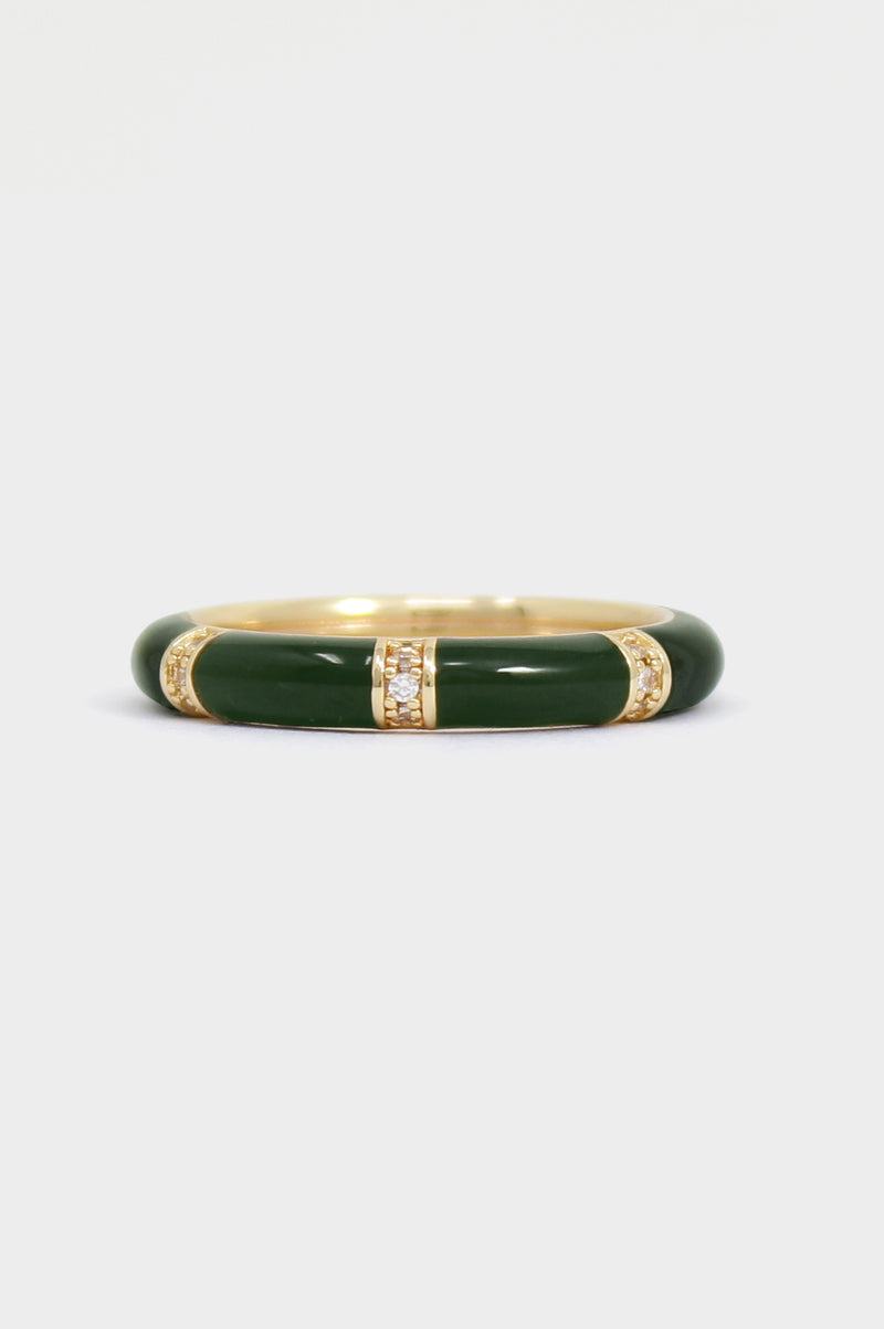 Lamill Stacking Ring | Evergreen