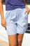 Cotton Stripe Short | Blue/White