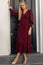 Long Sleeve Sally Anne Dress | Aubergine