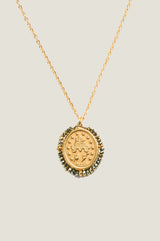 Santa Maria Necklace | Gold/Shiny Lime