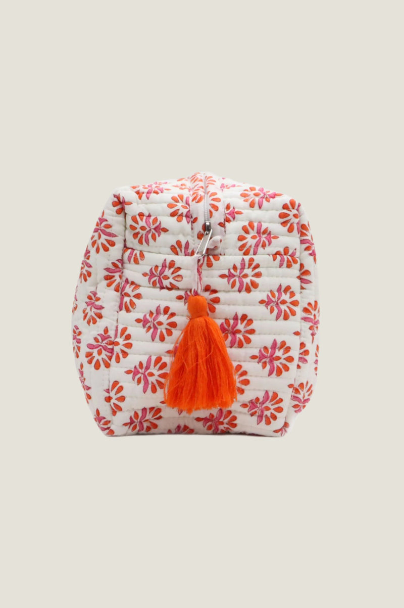 Large Wash Bag | Hot Coral