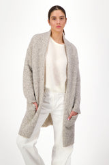 Brume Long Cardigan | Light Grey