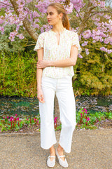 RHS Caped Sleeve Blouse | Cream