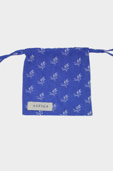 Eye Mask | Willow Leaf Blue/White