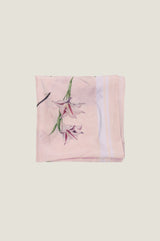 RHS Printed Silk Scarf 70cm x 70cm | Pink/Cream