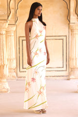 RHS Halter Neck Dress | Cream