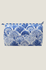 Printed Washbag Set | Shell Blue/White