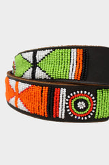 Unisex Lakuru Belt | Green/Orange/Red