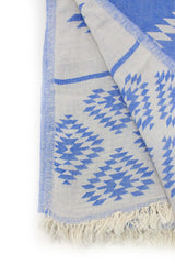 Pestemal Greek Absorbent Towels | Marina Blue