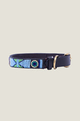 Arrow and Circle Dog Collar | Turquoise/Green - Aspiga