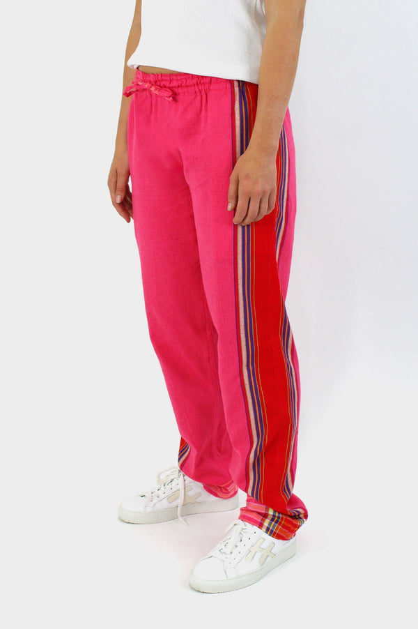 Unisex Kikoy Trousers | Pink/Red
