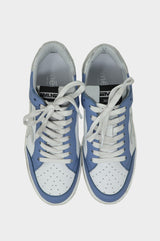 Vintage Effect Star Trainers | Blue/White