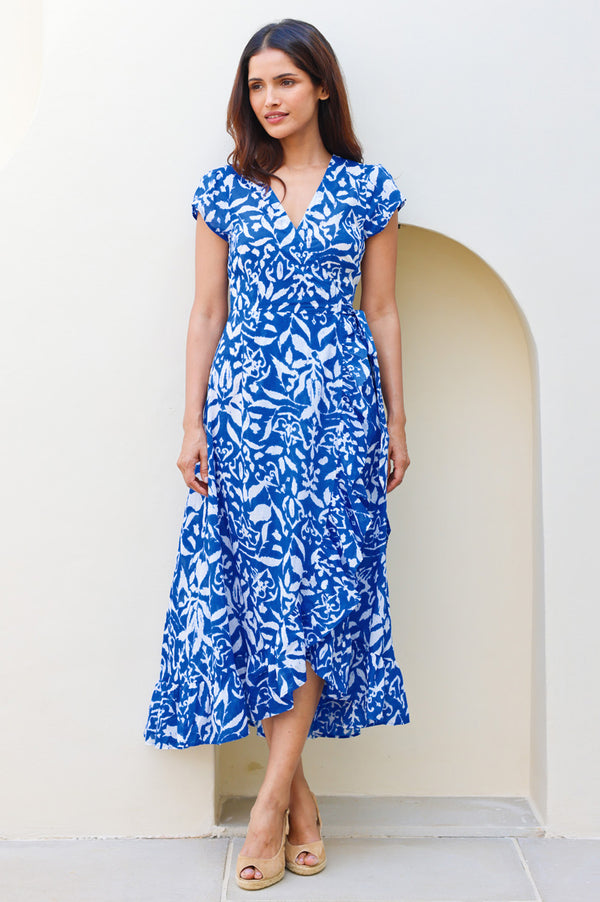 Sustainable Womens Blue Dresses | Aspiga