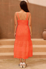 Marielle Cotton Dobby Dress | Grenadine