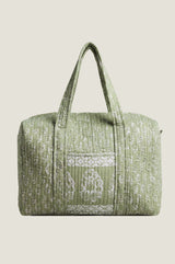 Organic Cotton Printed Weekend Bag | Buti Sage Print