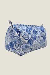 Printed Washbag Set | Shell Blue/White