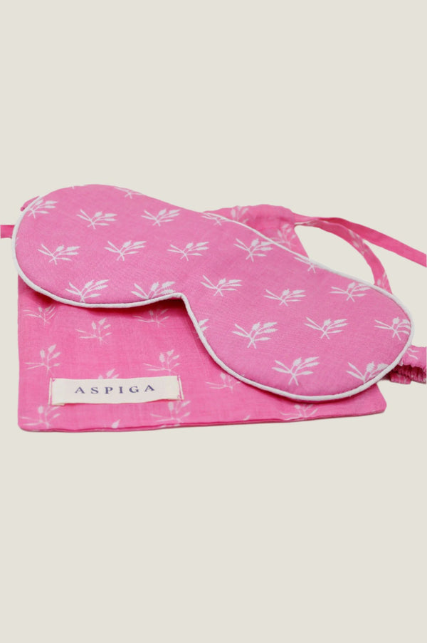 Eye Mask | Willow Leaf Pink