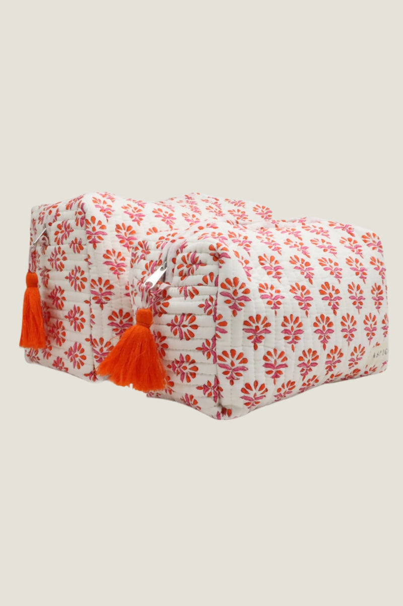 Large Wash Bag | Hot Coral