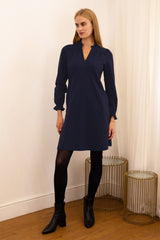 Bridie EcoVero™ Mini Dress | Navy