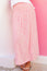 Brady Viscose Crinkle Skirt | White/Pink