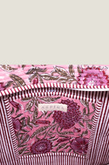 Weekend Zipper Bag | Pink/Dark Pink