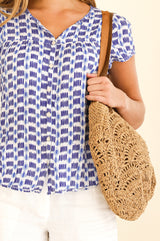 Raffia Crochet Beach Bag | Natural - Aspiga