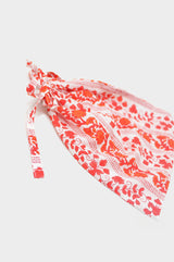 Set Of 3 Sustainable Gift Bags | Linear Botanical Red
