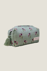 RHS Organic Cotton Printed Small Wash Bag | Sage