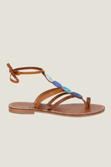 Blue Tonal Discs Sandal | Blue/Tonal Blue - Aspiga