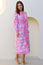 Wren Block Print Organic Cotton Dress | Pink/Cobalt
