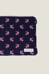 RHS Organic Cotton Printed Laptop Case | Navy