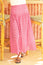 Dropped Waist Skirt | Pink/Rust