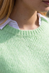 Alpaca Blend Knitted Tank | Light Sage