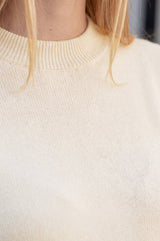 Merino Wool Crew Neck Jumper | Ivory