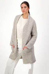 Brume Long Cardigan | Light Grey