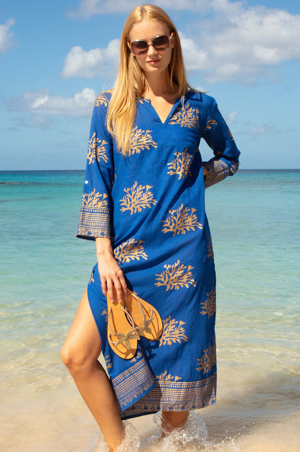all over beaded lace trumpet wedding dress Barbour | Polka dot beach kaftan