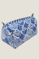 Printed Washbag Set | Shell Blue/White