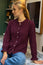 Vienna Long Sleeve Blouse | Burgundy