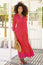 Mykonos Maxi Dress | Pink/Orange