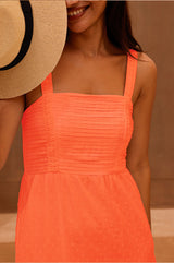 Marielle Cotton Dobby Dress | Grenadine