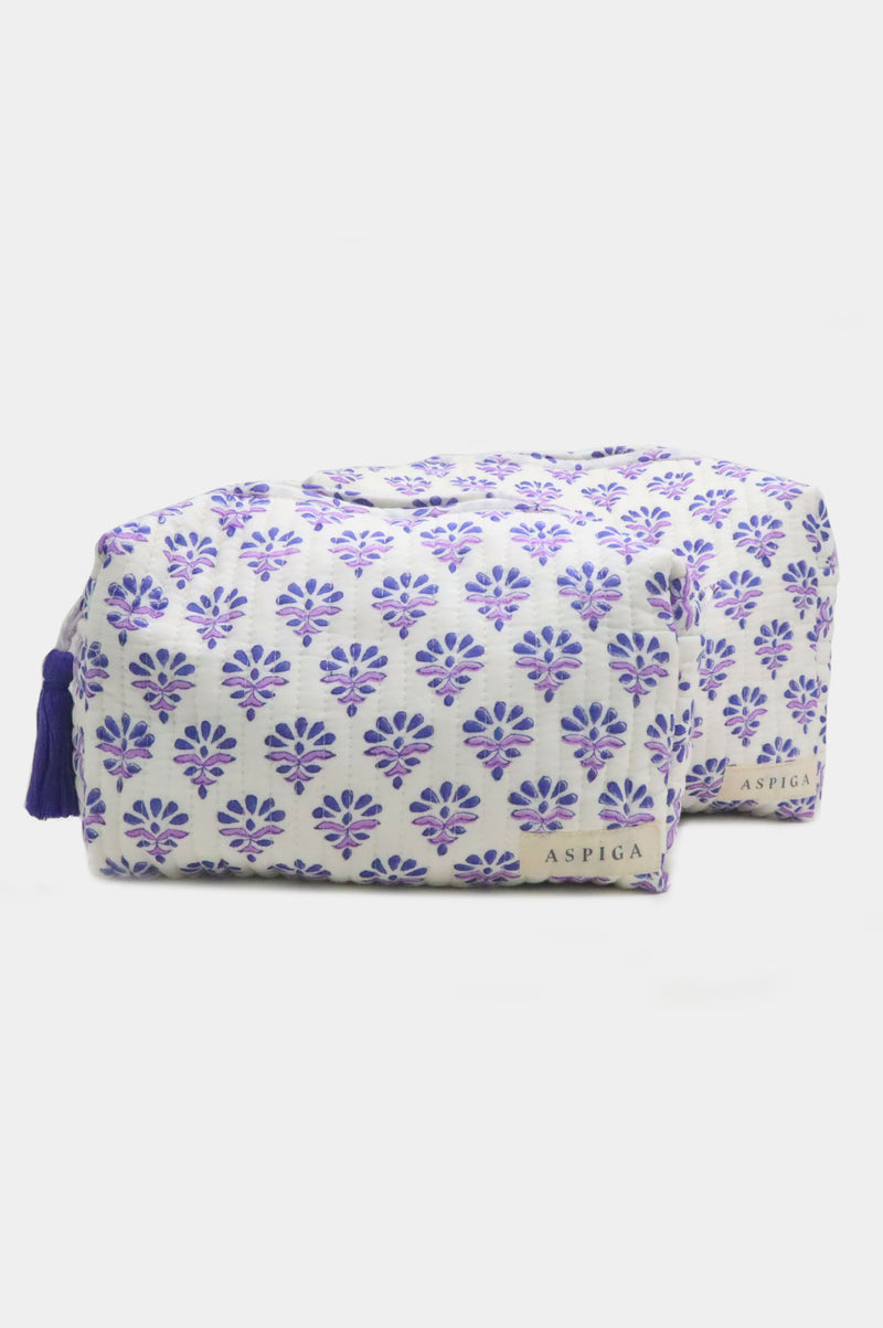 Large Wash Bag | Blue/Purple