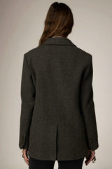 Maison Hotel Camaron City Tweed Blazer | Mossy